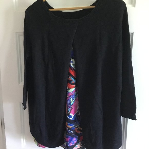 Anthropologie French Quarter Pullover, by Moth, black, size M - Picture 1 of 4